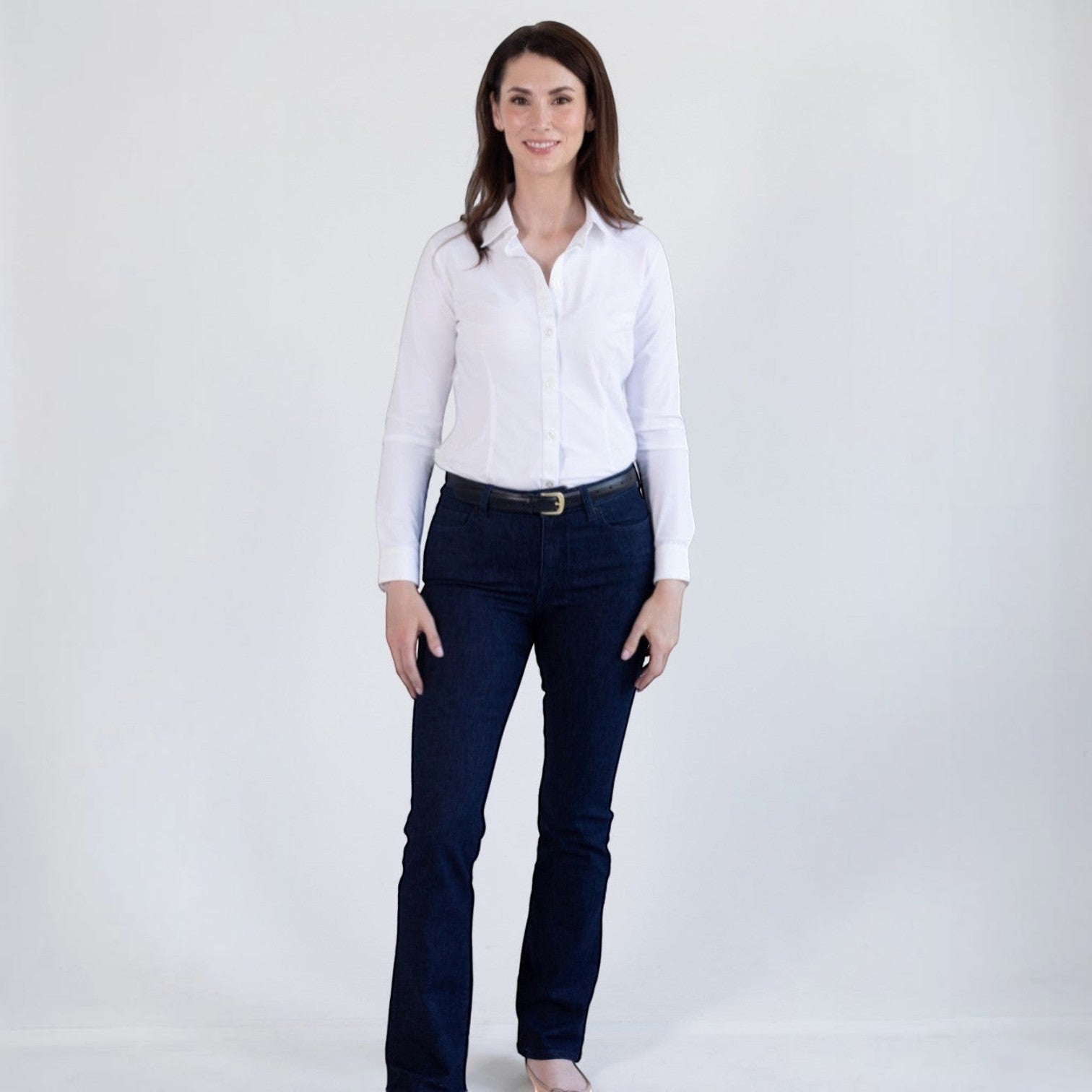 The Dawn Fitted Button-Up Shirt — Machine Washable, Wrinkle-Free