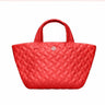 Ready Set Go Quilted Tote Bag in Ruby by Ameliora